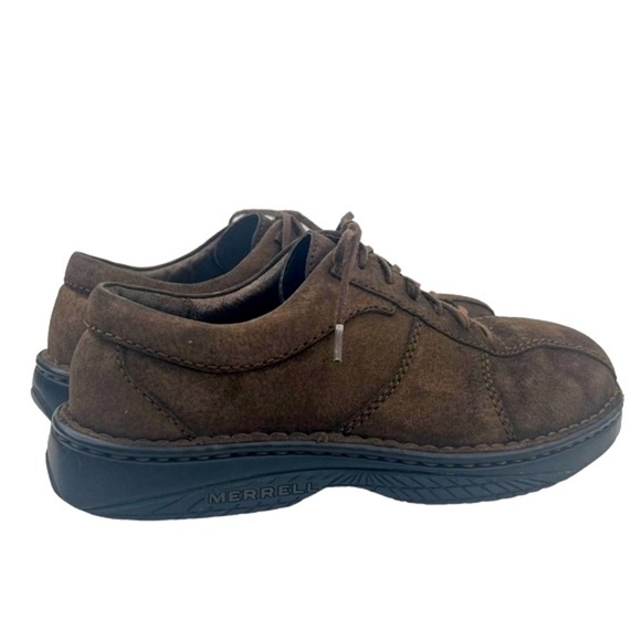 Merrell Shoes Men’s World Sport Bitter Oxford Lace Up 40347 Brown Leather main image 13